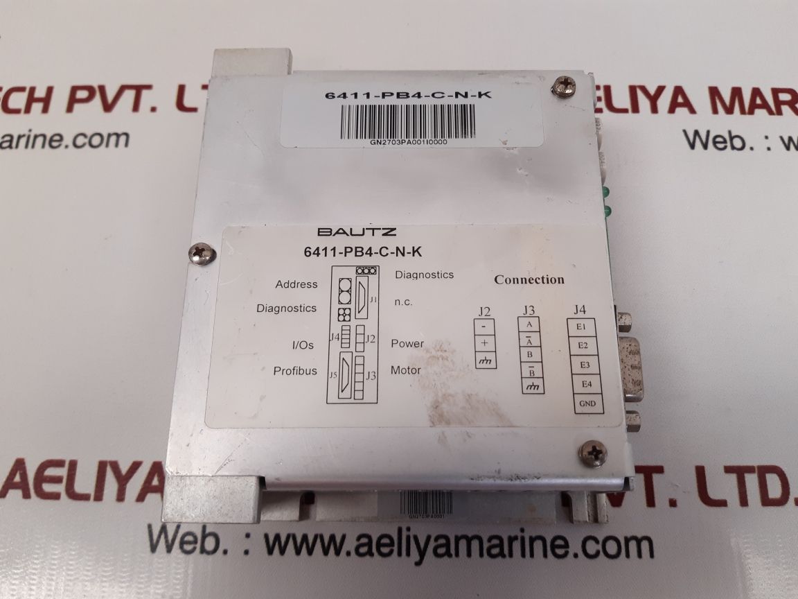 Bautz 6411-pb4-c-n-k servodrive profibus stepper motor controller