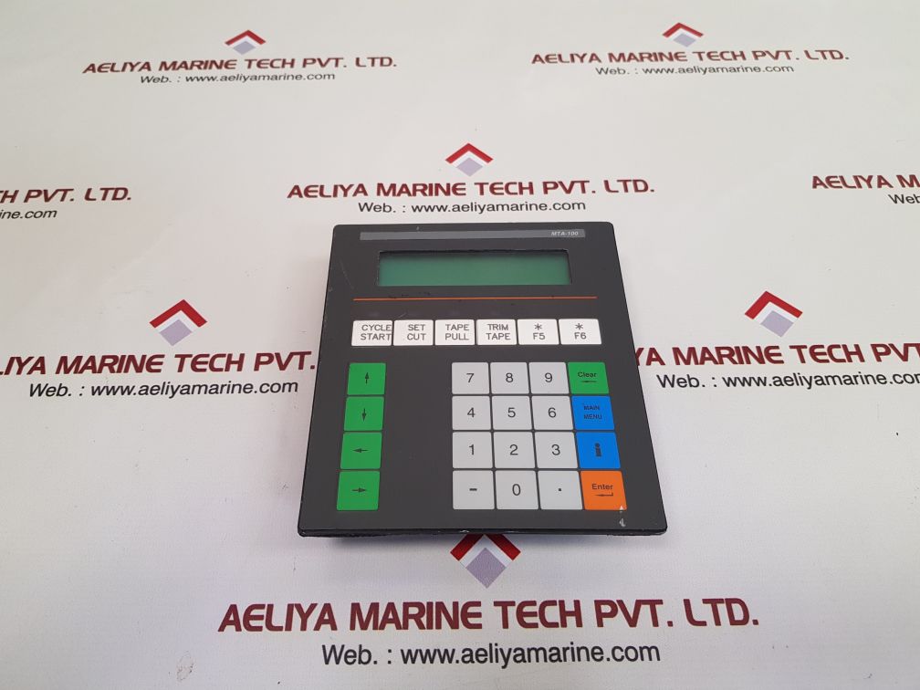 Mitsubishi electronics mta-100 opertator interface 00760g
