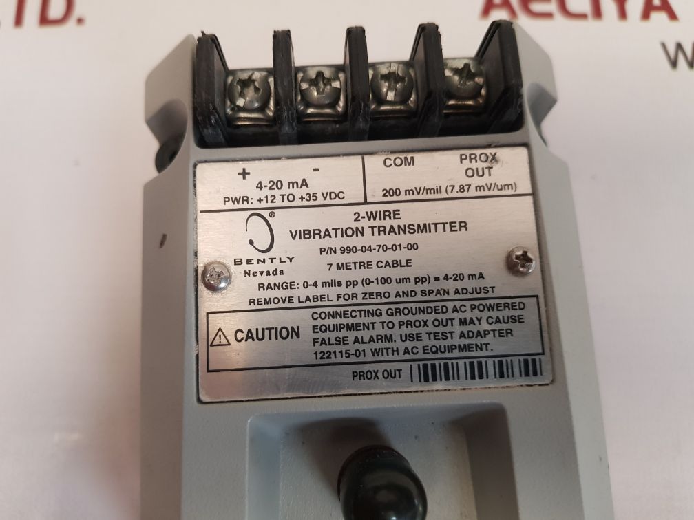 Bently nevada 990-04-70-01-00 vibration transmitter - Image 6