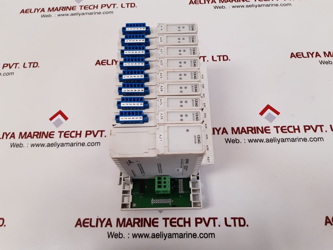 Ceag cooper lb 3101 input module with lb 9104 power supply - Image 2