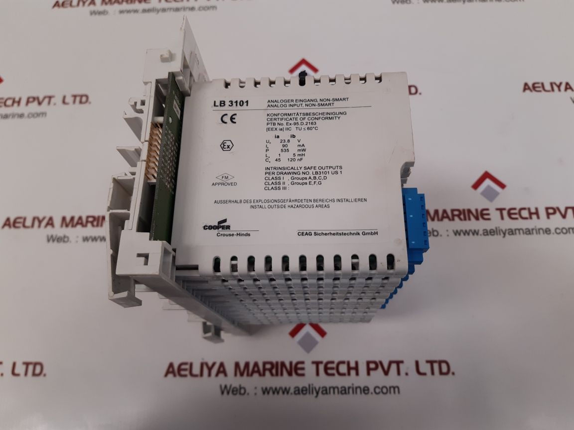 Ceag cooper lb 3101 input module with lb 9104 power supply - Image 6