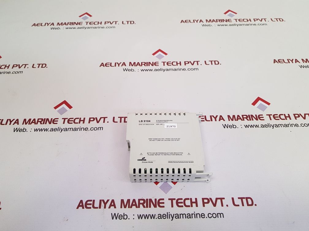 Ceag Cooper Crouse-hinds Lb 9104 Power Supply Ghg 127 0000 A 9104 - Image 3