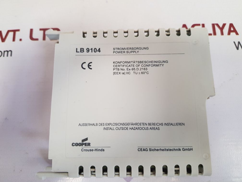 Ceag Cooper Crouse-hinds Lb 9104 Power Supply Ghg 127 0000 A 9104 - Image 7