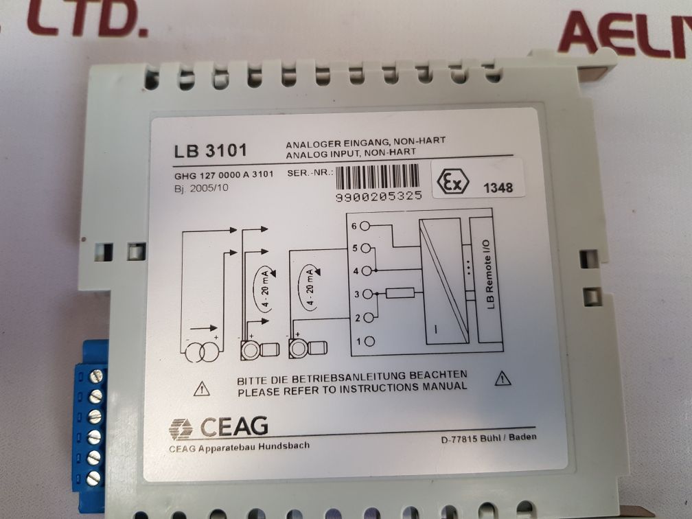 Ceag lb 3101 analog input module - Image 7