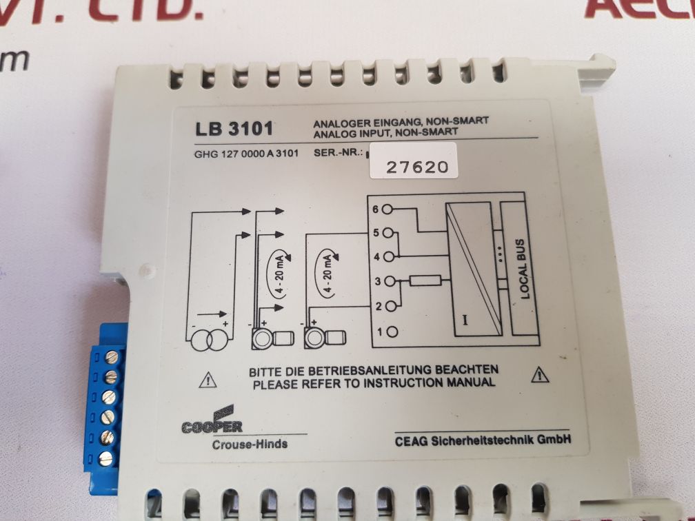 Ceag lb 3101 analog input module used - Image 8
