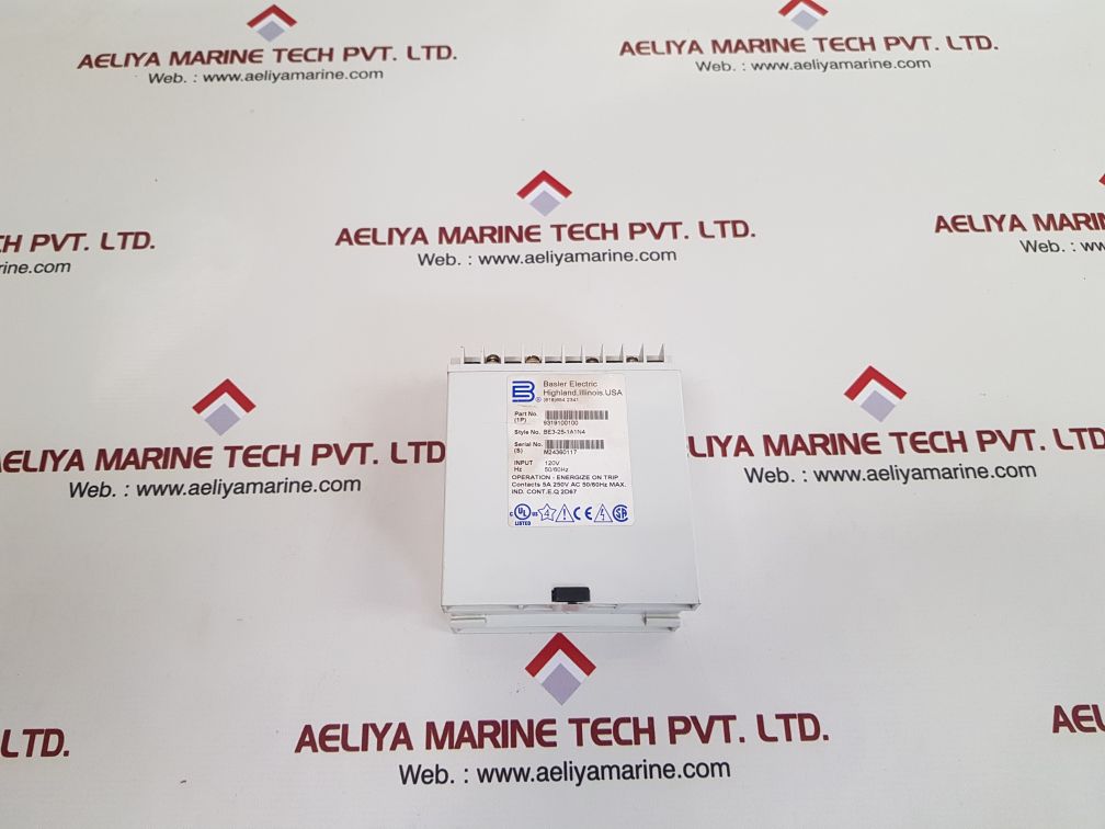 Basler be3-25-1a1n4 synchronizing relay 9319100100 - Image 2