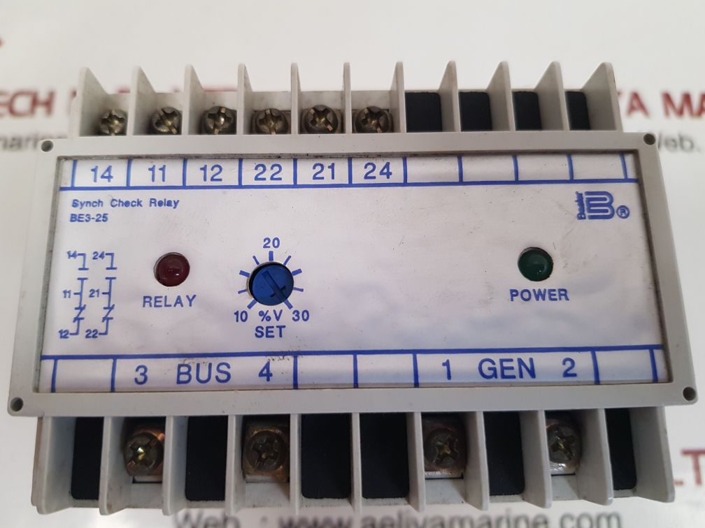 Basler be3-25-1a1n4 synchronizing relay 9319100100 - Image 7