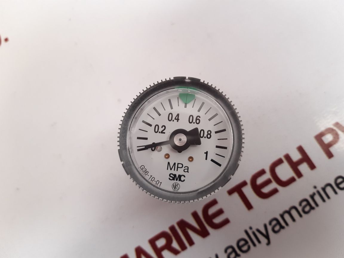 Smc g36-10-01 pressure gauge 0 to 1 mpa - Image 2