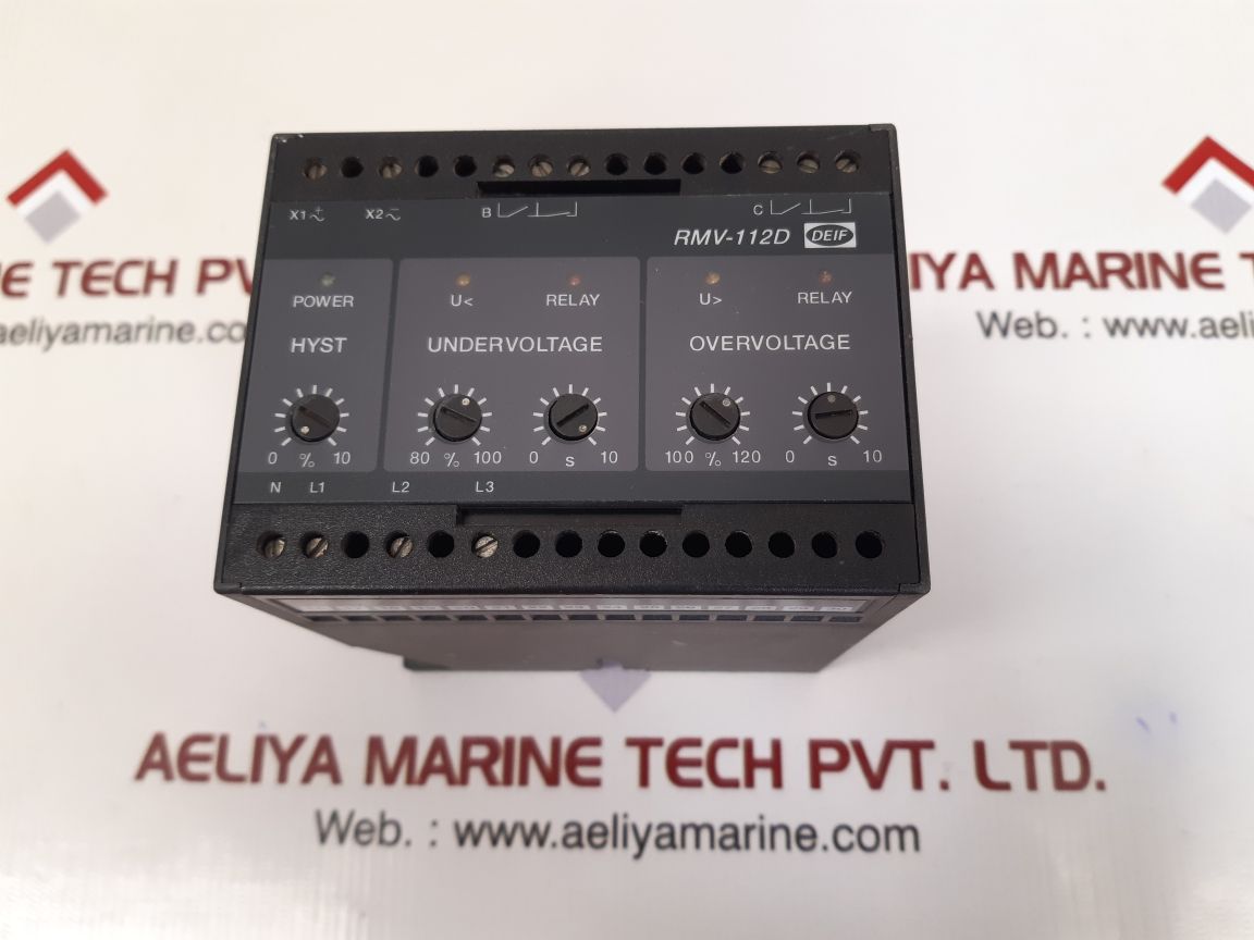 Deif Rmv112D Protective Voltage Relay 254/440Vac