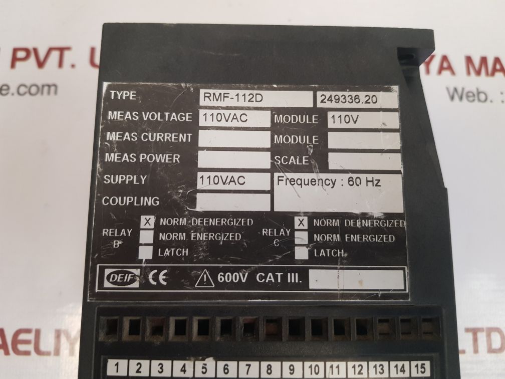 Deif rmf-112d frequency relay 249336.20 - Image 7