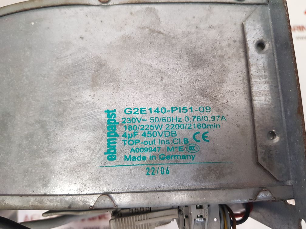 Ebmpapst G2E140-pi51-09 Centrifugal Fan 230V 50Hz/60Hz - Image 5