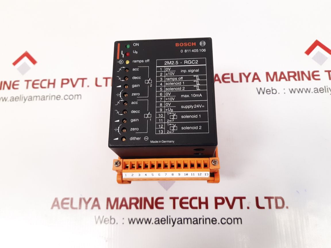 Bosch 2m2.5-rgc2 amplifier module 0 811 405 106