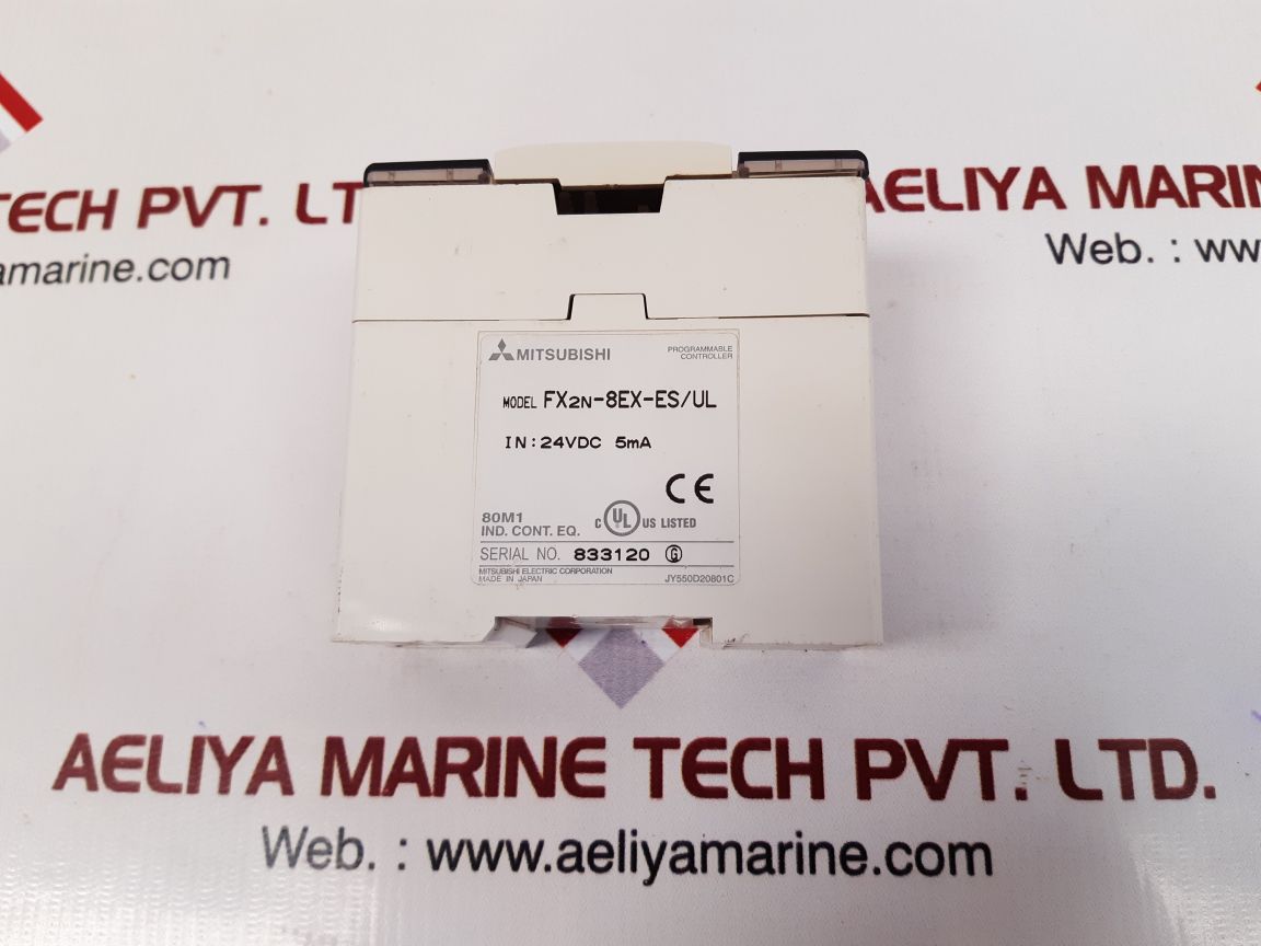 Mitsubishi fx2n-8ex-es/ul programmable controller Used - Image 4