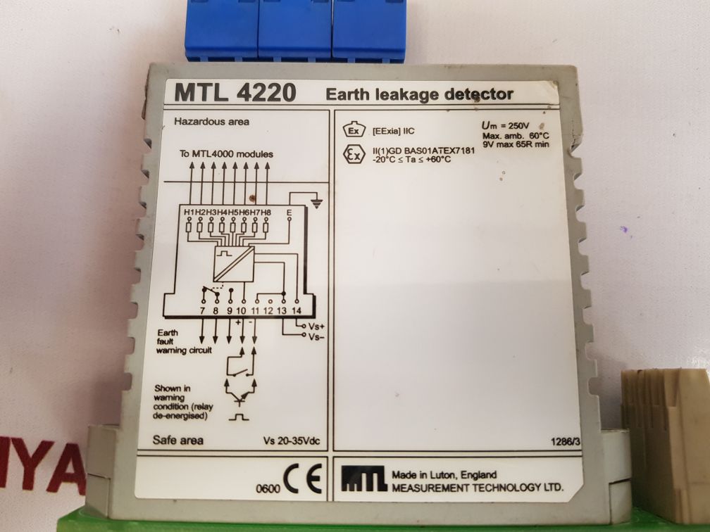 Measurement technology mtl 4220 earth leakage detector - Image 8