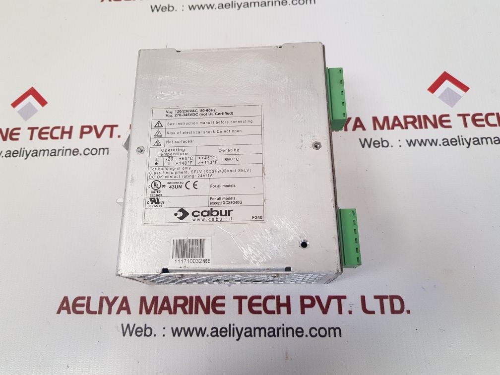 Cabur Xcsf240C Power Supply 120/230Vac 3.4-2.0A 50/60Hz - Image 2