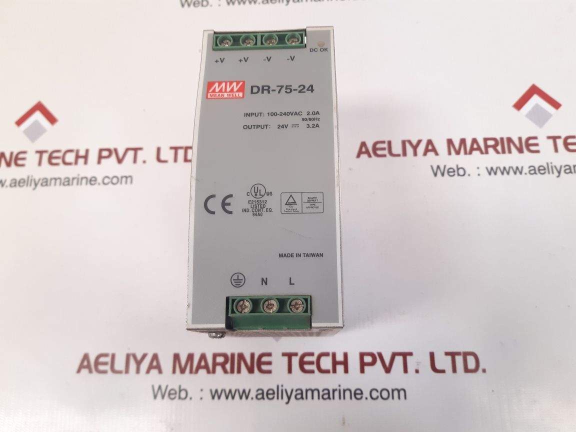 Mean Well Dr-75-24 Power Supply