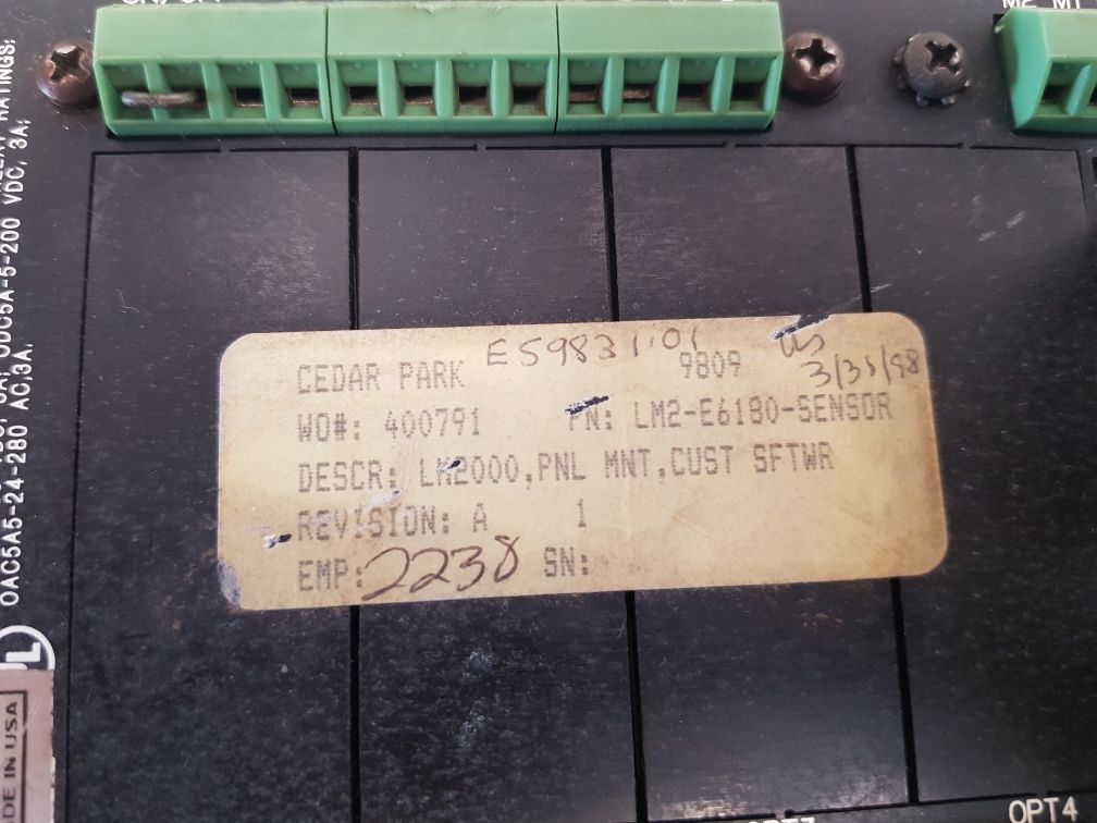 MD totco series 2000 display lm2-e6180-sensor - Image 5