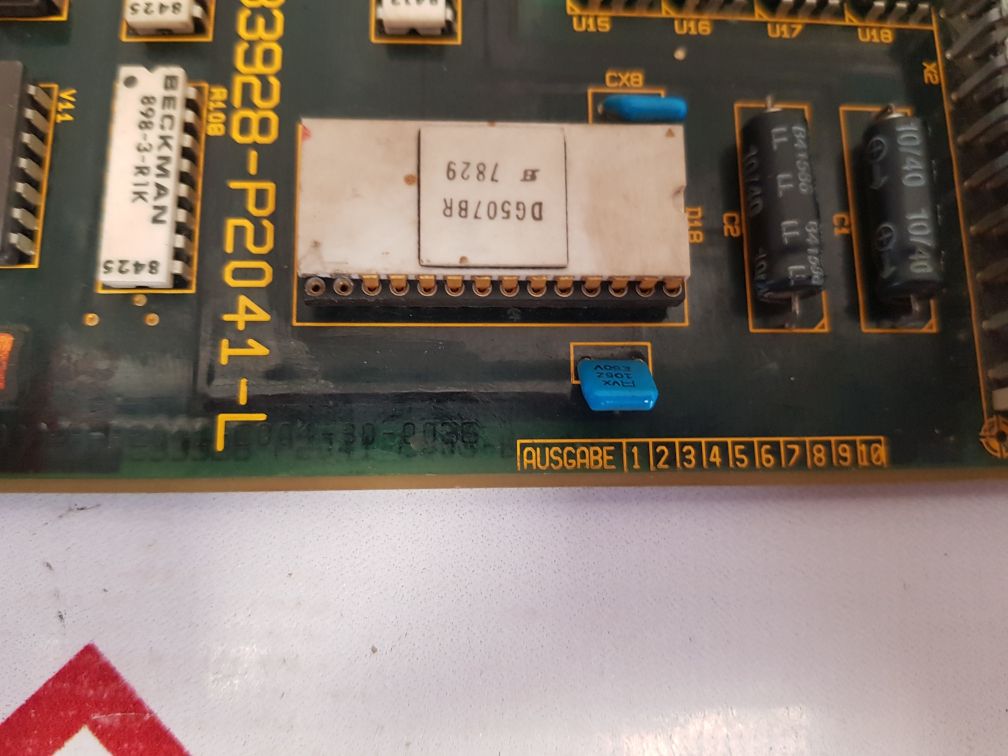 Siemens/Simos 6fs3108-2ac pcb card ae pt100-24e - Image 7