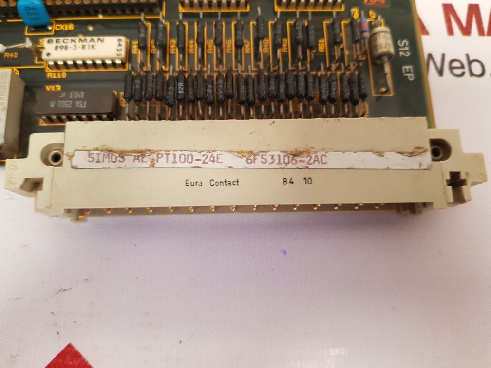 Siemens/Simos 6fs3108-2ac pcb card ae pt100-24e - Image 8
