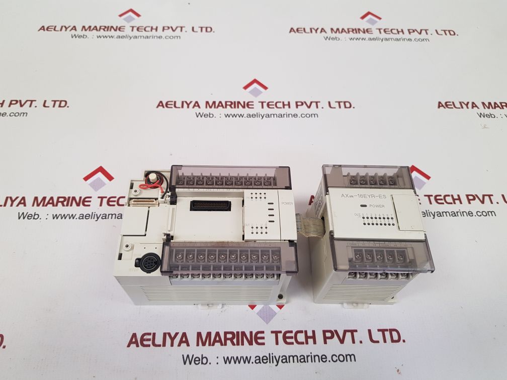 Mitsubishi Fx2N-16Mr-es/Ul Programmable Logic Controller With Shihlin Ax0N-16Eyr