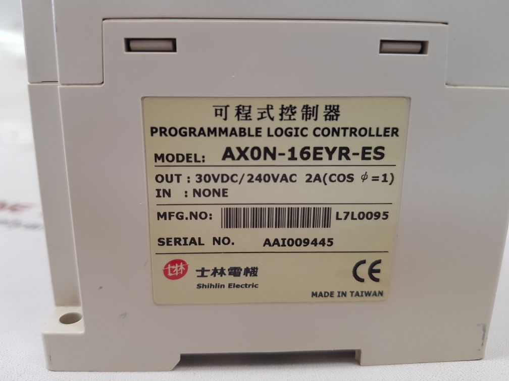 Mitsubishi Fx2N-16Mr-es/Ul Programmable Logic Controller With Shihlin Ax0N-16Eyr - Image 6