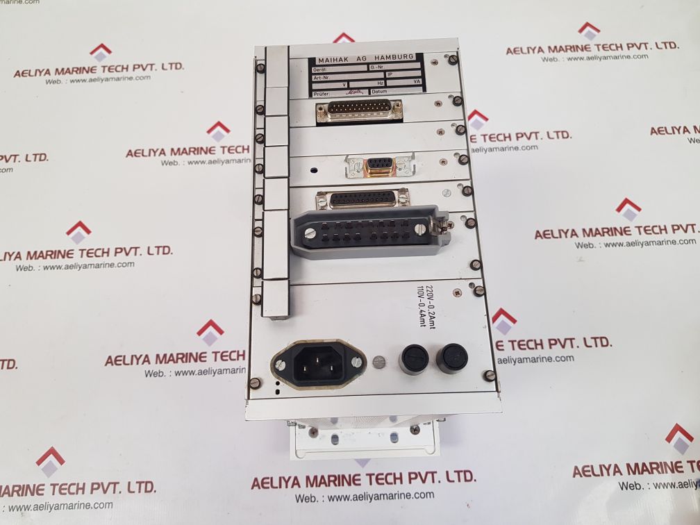 Maihak Mds 820 Torsionmeter Ship`S Propeller Shaft Speed Power Measure Meter - Image 5