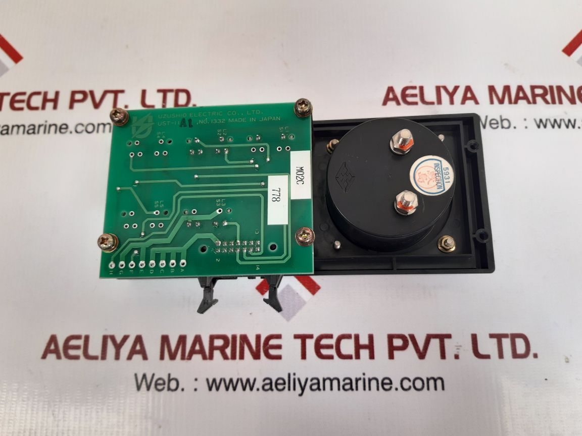 Toyo keiki acf-6 amp panel meter with uzushio ust-11a1 pcb card - Image 3