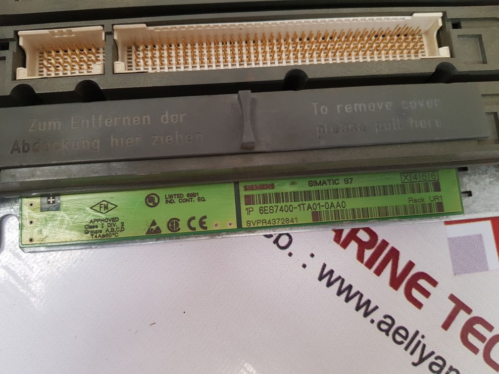 Siemens simatic s7 6es7400-1ta01-0aa0 slot plc rack - Image 6
