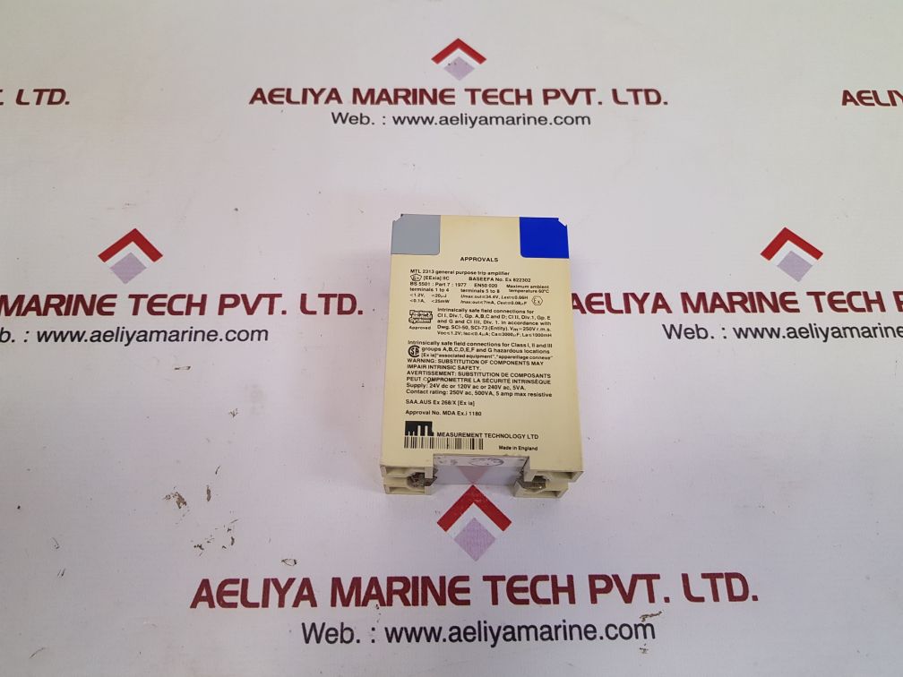 Measurement technology mtl2313a general purpose trip amplifier - Image 2