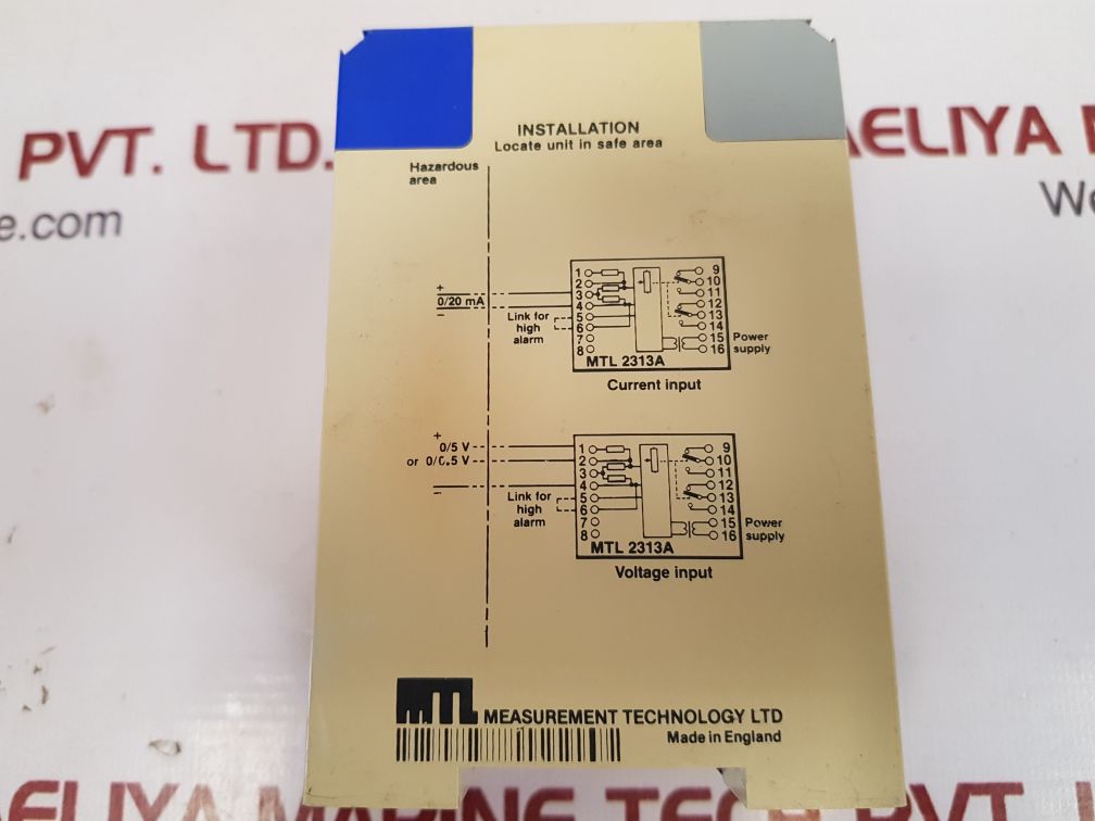 Measurement technology mtl2313a general purpose trip amplifier - Image 8