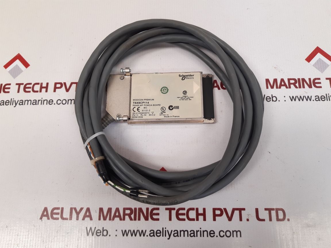 Schneider electric tsxscp114 pcmcia board rs485mp