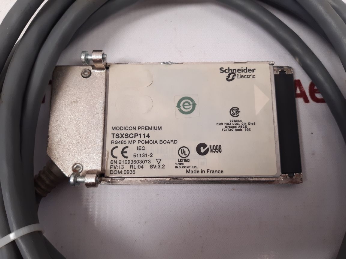 Schneider electric tsxscp114 pcmcia board rs485mp - Image 2