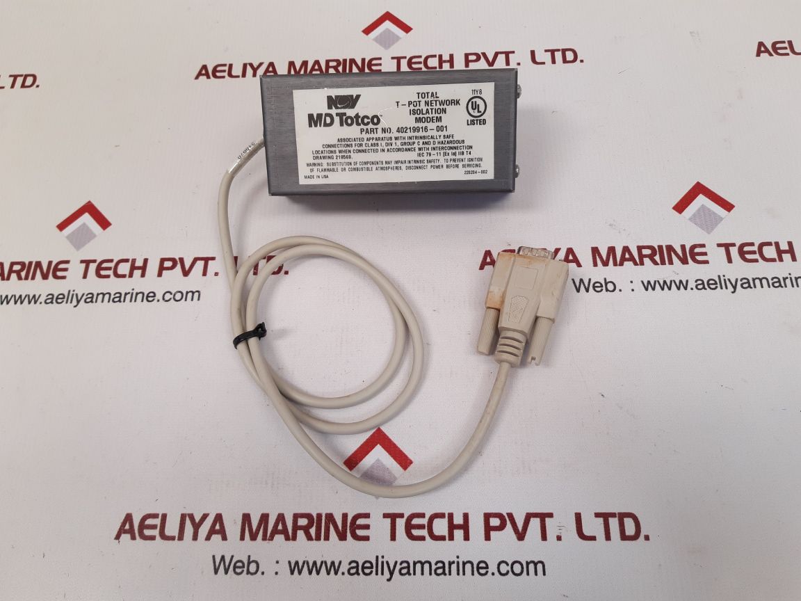 Md totco 40219916-001 total t-pot network isolation modem