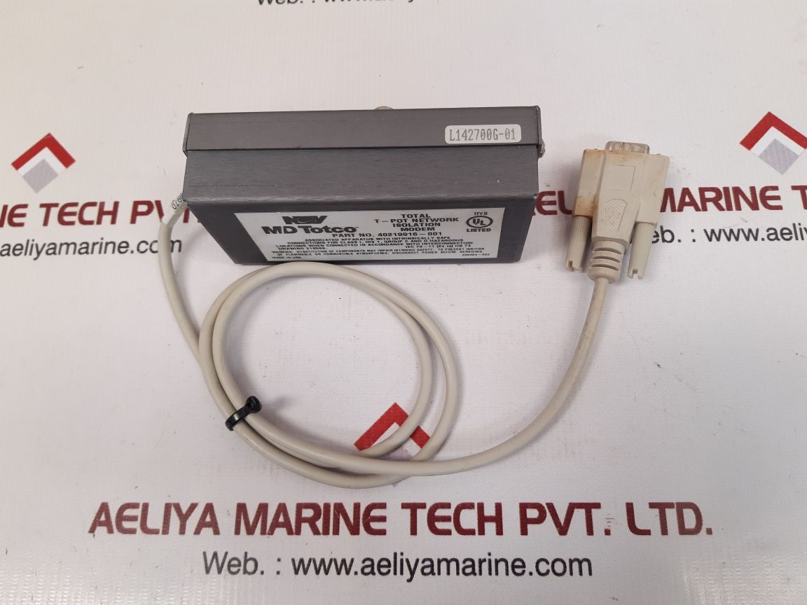 Md totco 40219916-001 total t-pot network isolation modem - Image 4