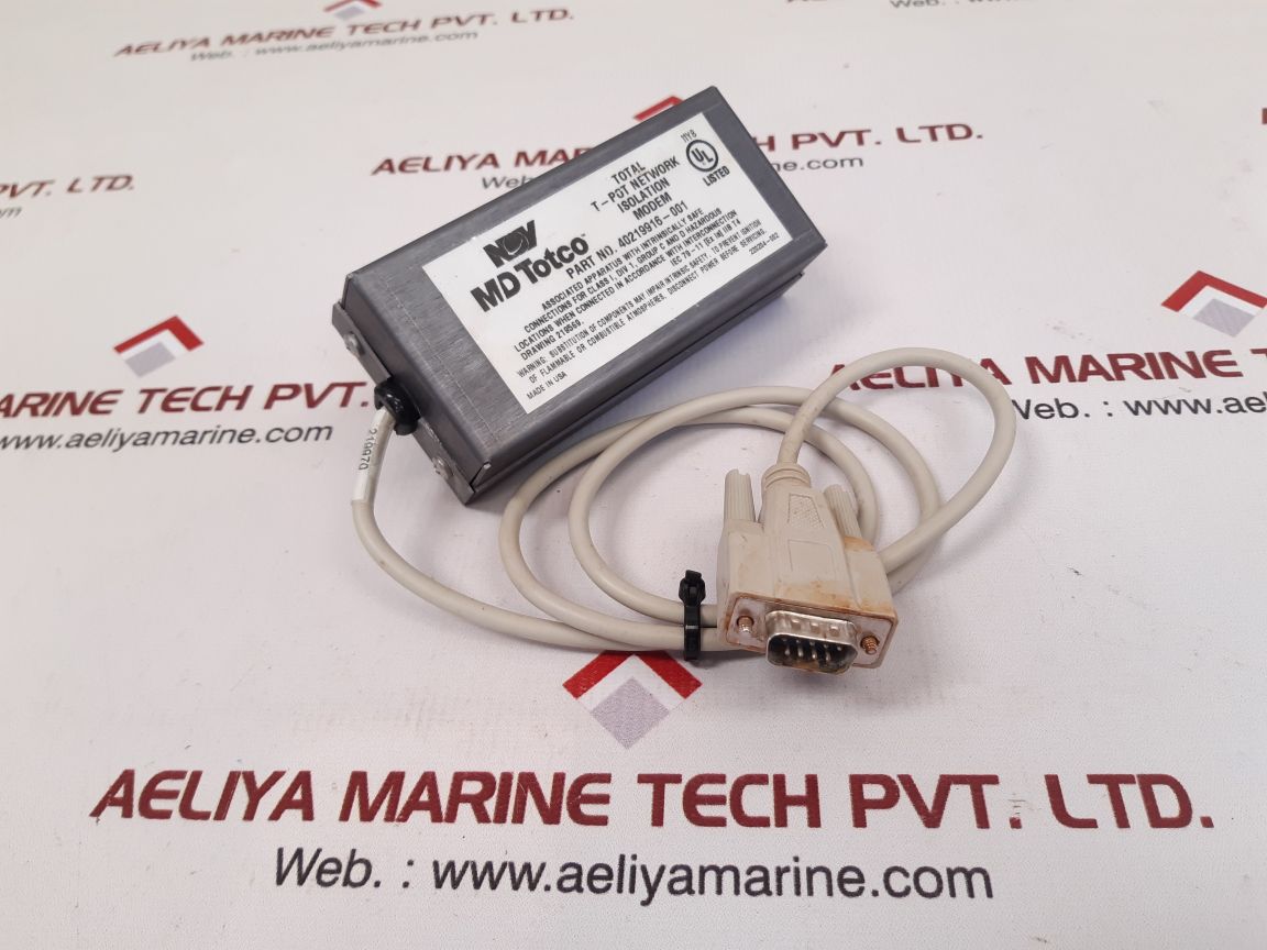 Md totco 40219916-001 total t-pot network isolation modem - Image 5