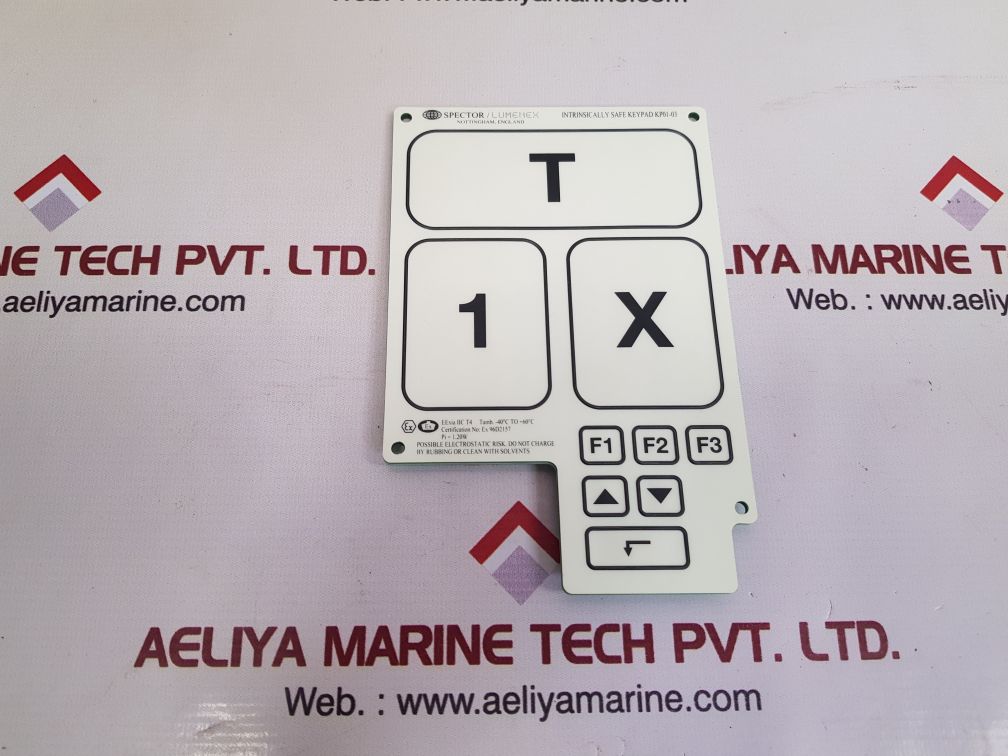 Spector/lumenex kp01-03 intrinsically safe keypad - Image 3