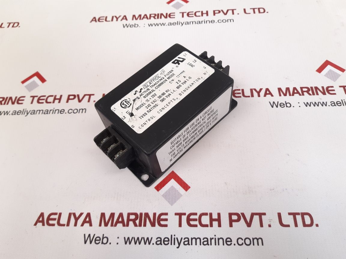 Control concepts ic+202 power line filter 240 vac - Image 5