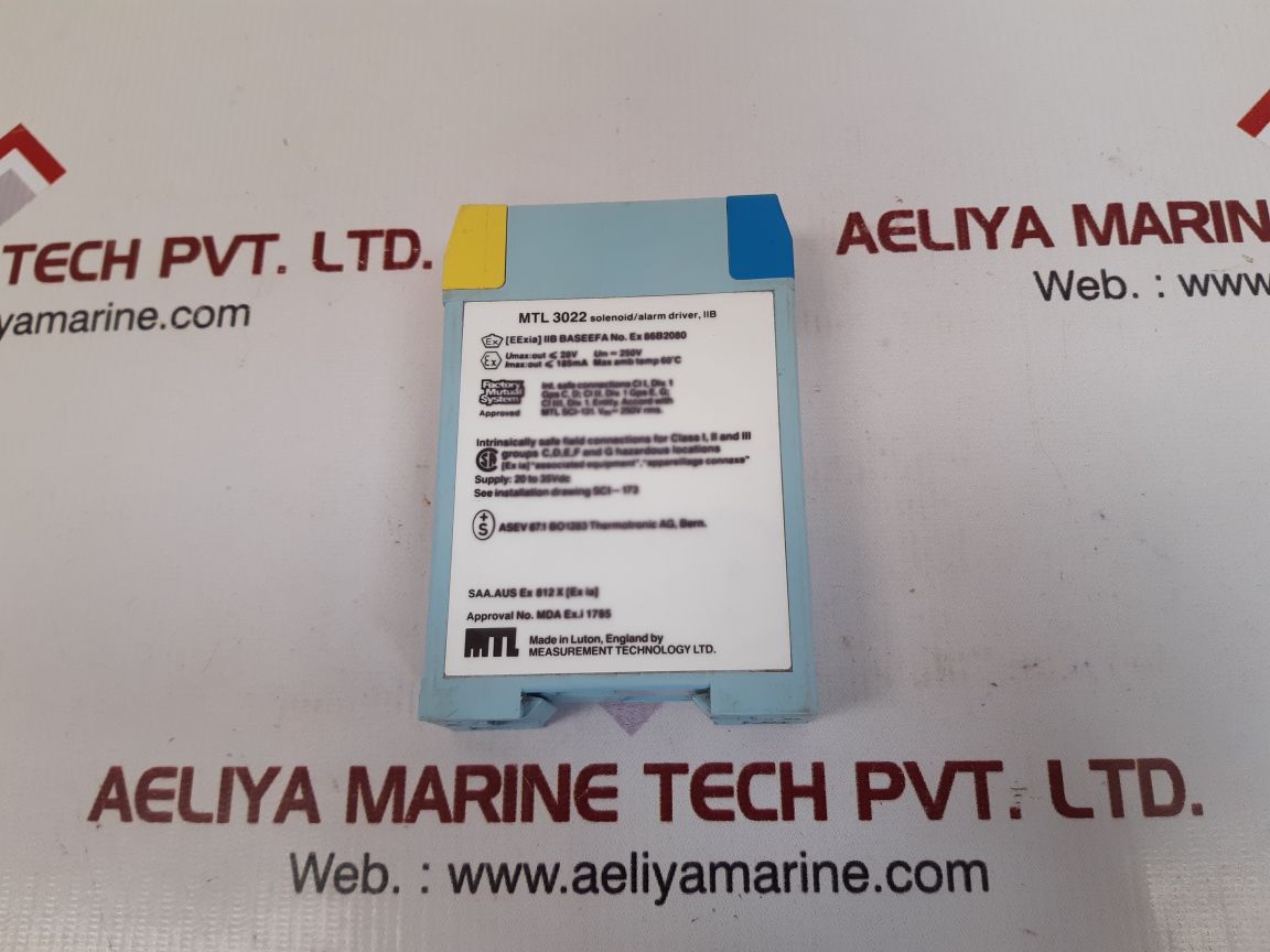Measurement technology mtl3022 solenoid alarm driver - Image 3