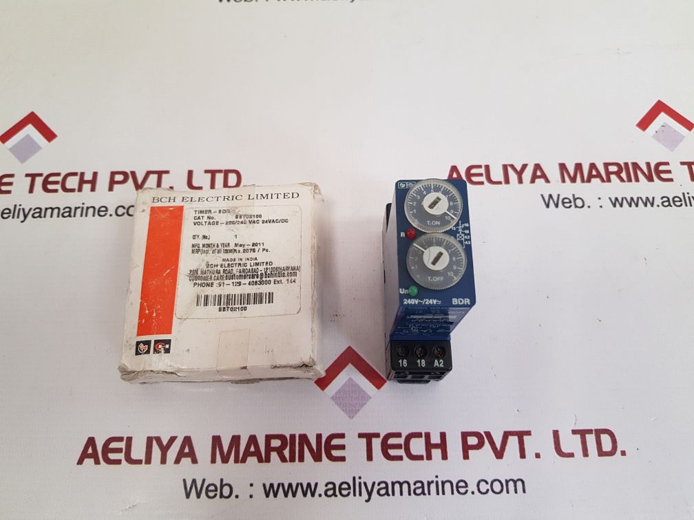 Bhartia cutler-hammer sbt02100 timer-bdr