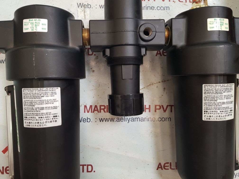 Speedaire 4zl09,4zl58 air filter with 4zm09 regulator - Image 8