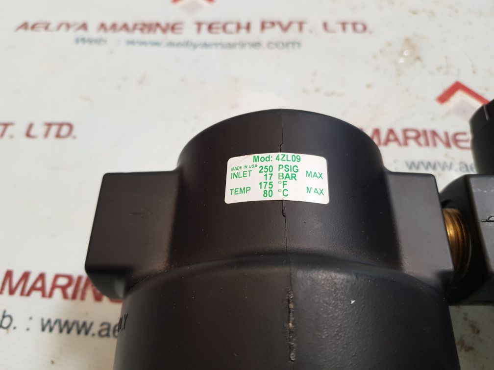 Speedaire 4zl09,4zl58 air filter with 4zm09 regulator - Image 9