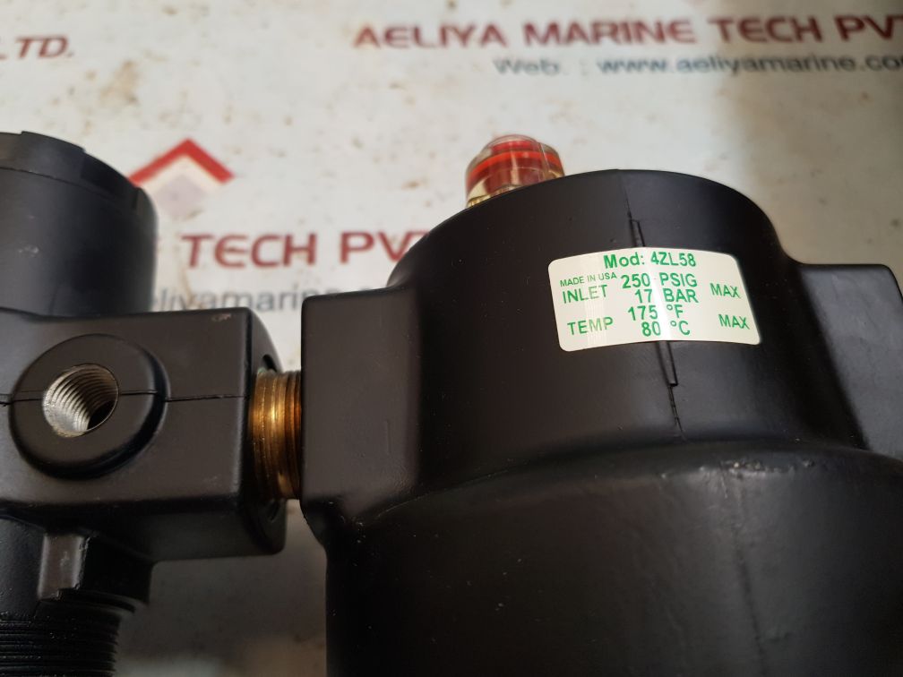 Speedaire 4zl09,4zl58 air filter with 4zm09 regulator - Image 10