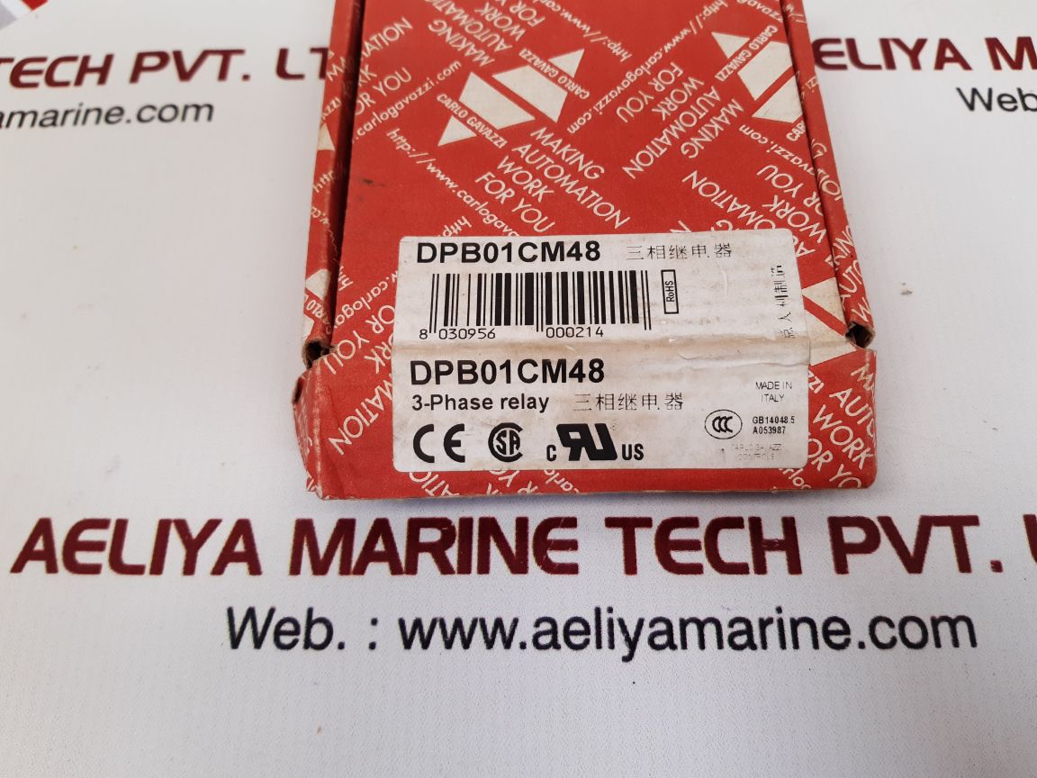 Carlo gavazzi dpb01cm48 3 phase voltage relay - Image 4