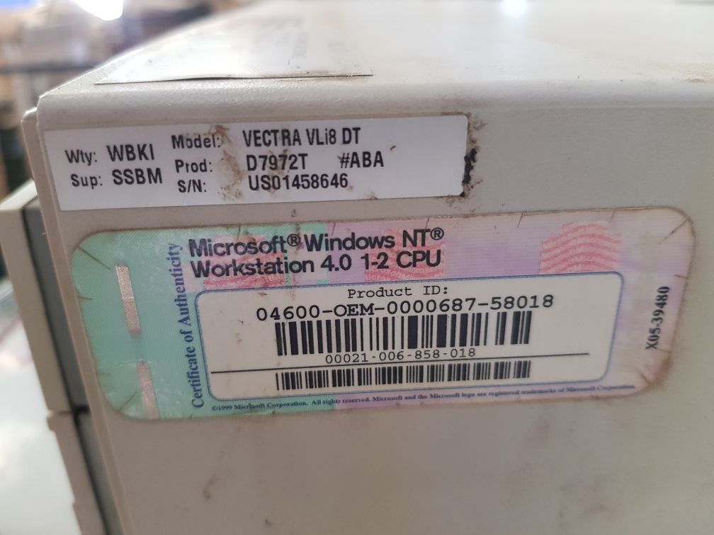 Microsoft vectra vli8 dt computer pentium - Image 9