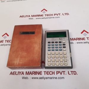 Tamaya nc-77 digital navigation computer w/wood case