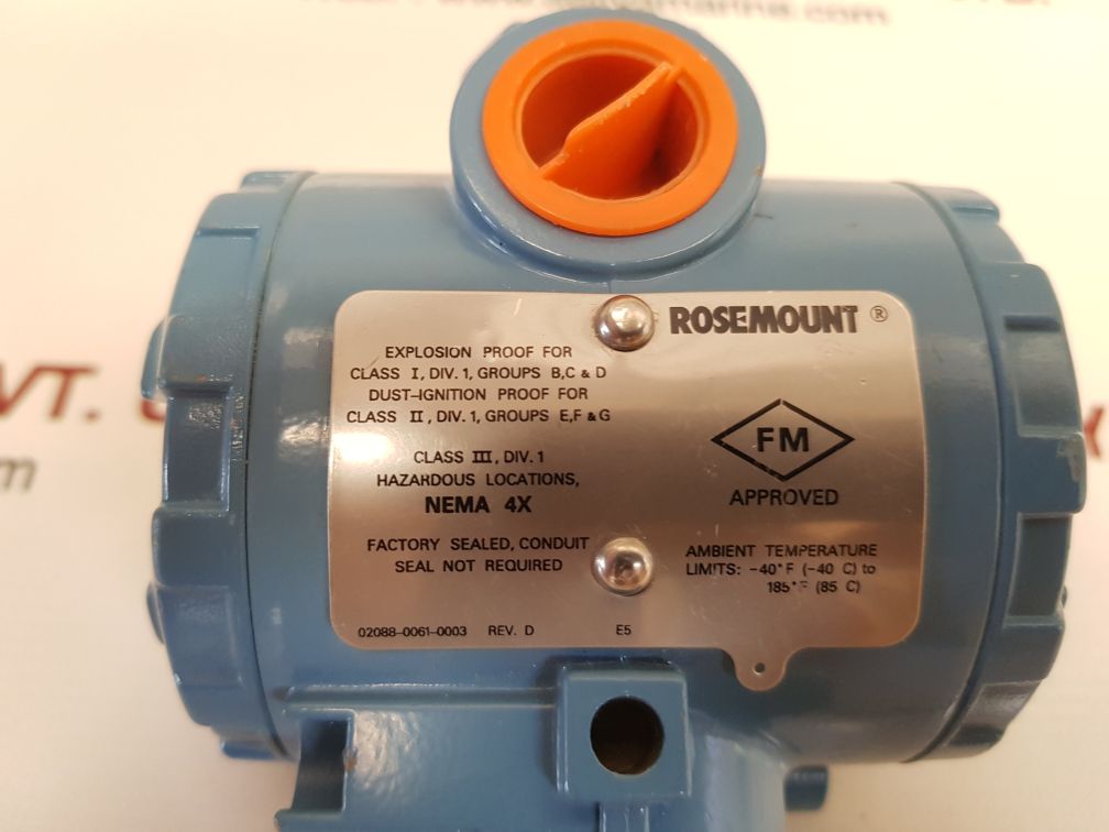 Rosemount 2088g4a22a1e5 gauge pressure transmitter 0-4000 psi - Image 6