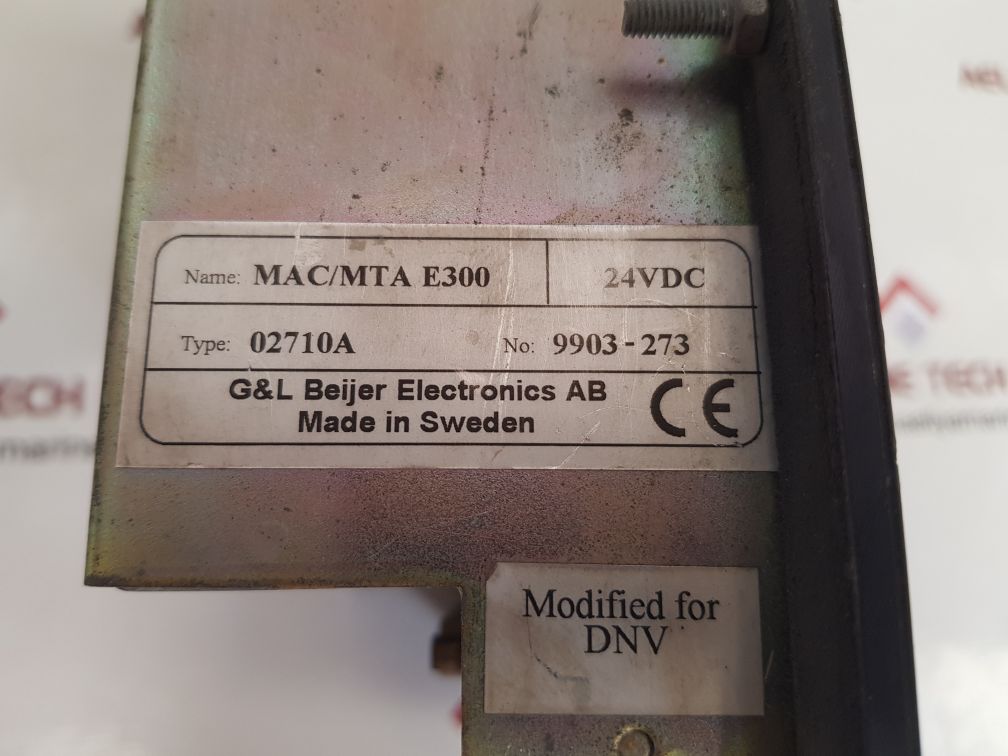 G&l beijer mac/mta e300 operator interface control 02710a - Image 7