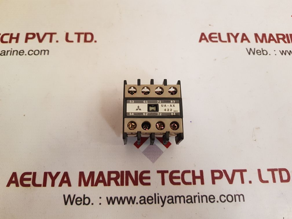 Mitsubishi electric ua-ax 422 auxiliary contact block - Image 2