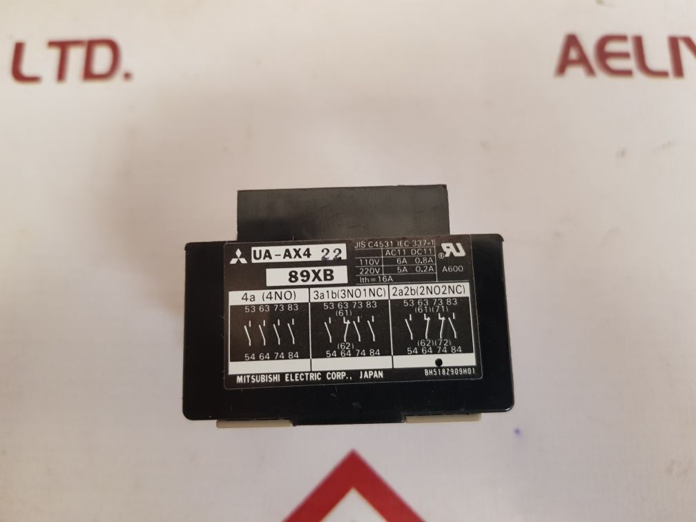 Mitsubishi electric ua-ax 422 auxiliary contact block - Image 7