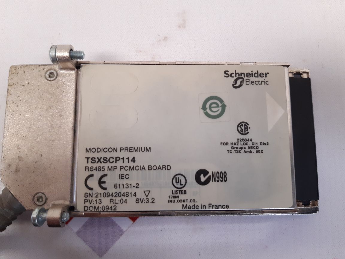Schneider electric tsxscp114 pcmcia board pv13 rs485 mp - Image 6